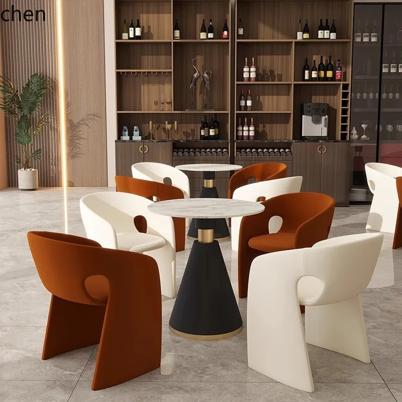 HXL طاولة المفاوضات وكرسي مجموعة استقبال اجتماع مقهى طاولة الشاي الحجرية #3