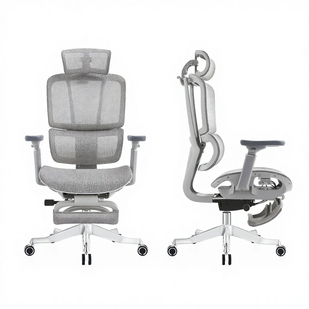 

Breathable Mesh Ergonomic Modern Design PP Frame Chair with Adjustable Armrests and Reclining Function for Gaming & Workpromote