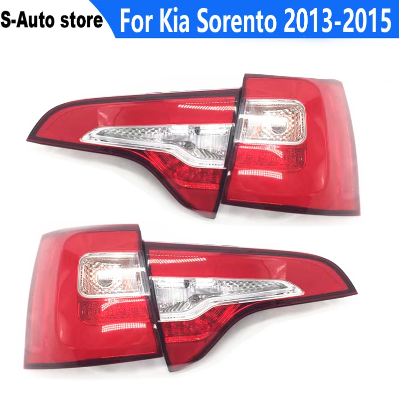 Tail Lamp For Kia Sorento 2013-2015 LED Rear Tail Light Brake Light Outer Side Inner Side Taillight LED Stop Lamp Rear Headlight