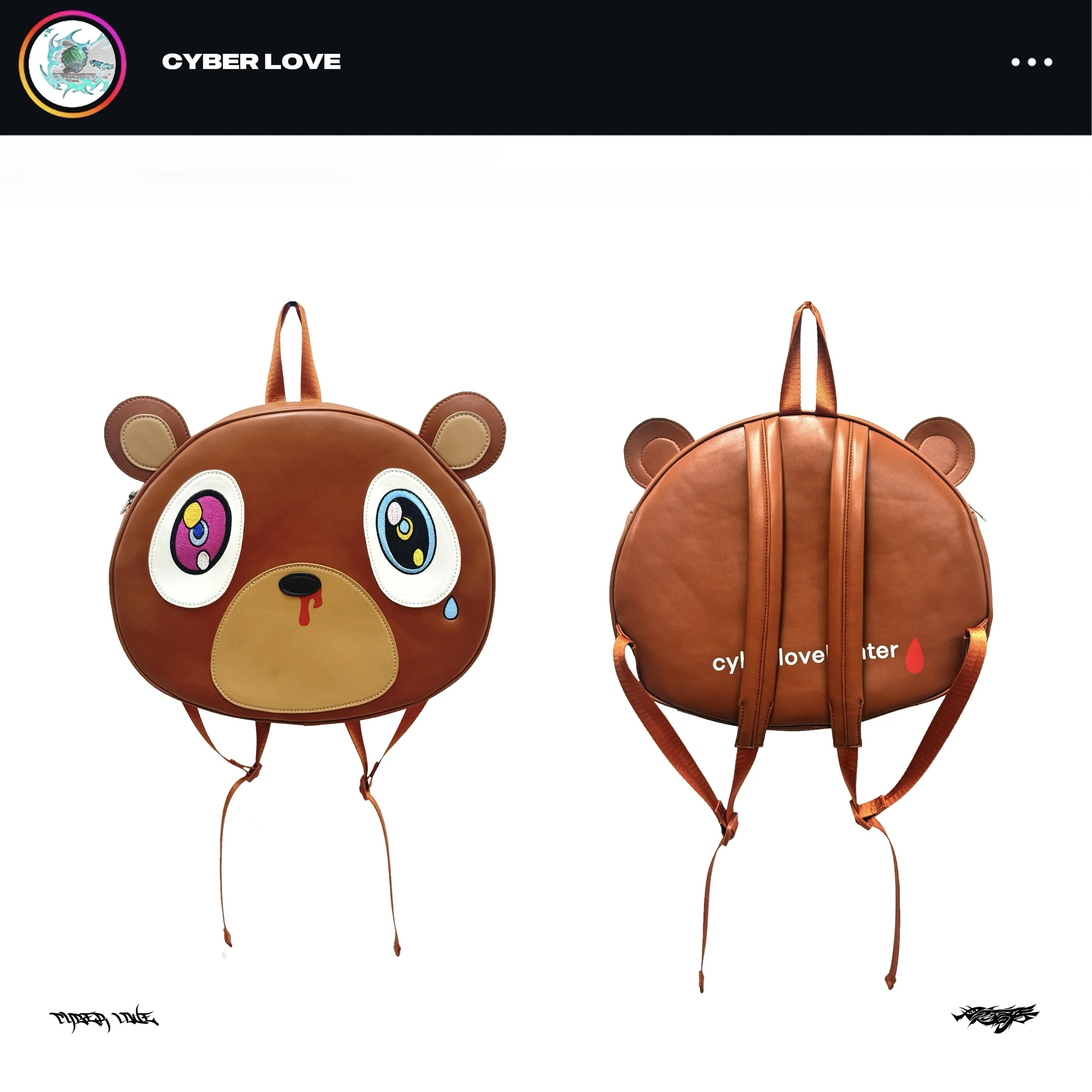 sac-a-dos-grande-capacite-motif-ours-mignon-cyberlovecl-joke-kanye-west-dropout-bear-sac-a-dos-de-banlieue-style-dessin-anime-a-double-bandouliere