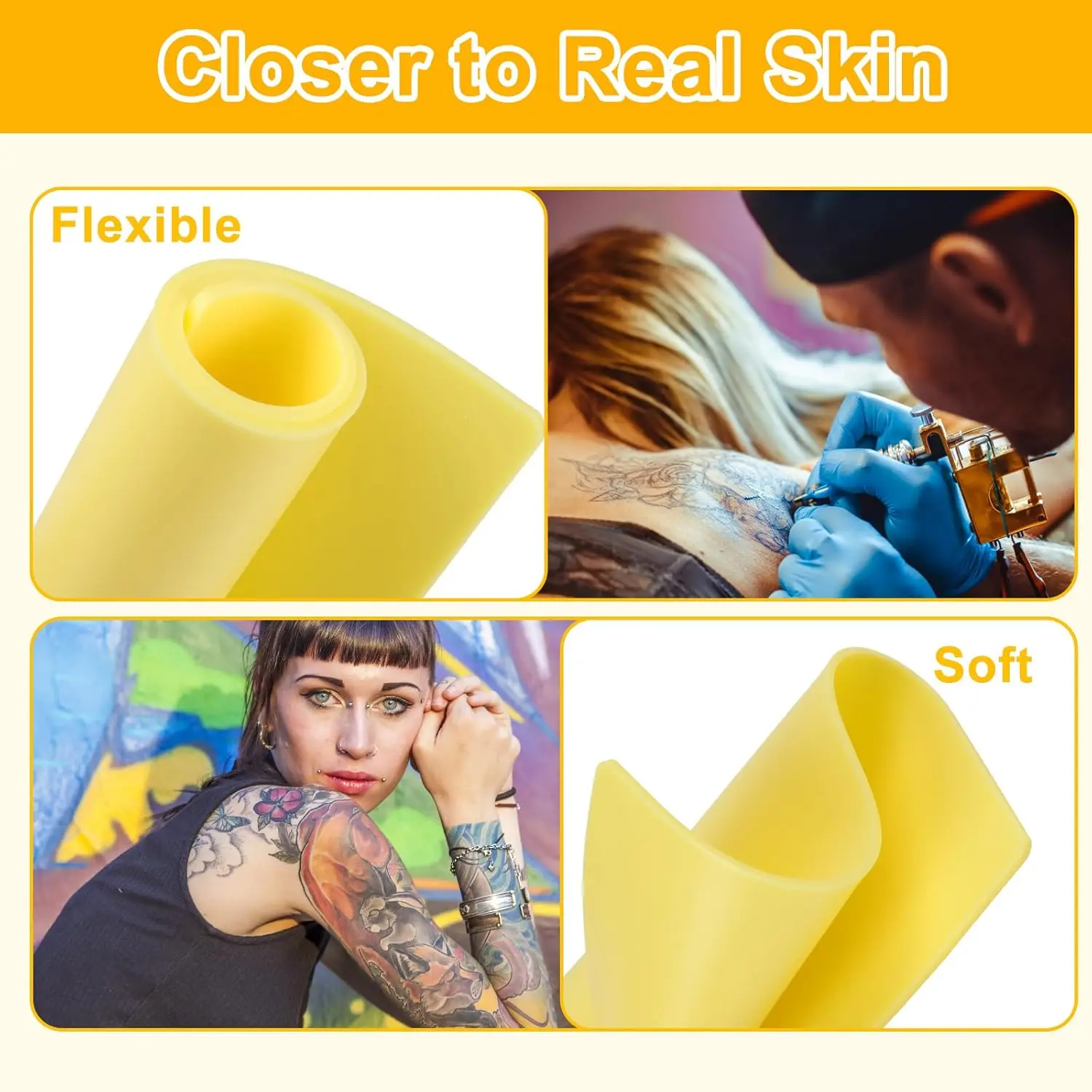 

1/5/10/15 шт. 3 мм татуировка для практики кожи силиконовая искусственная кожа двусторонняя для перманентного макияжа тренировочные принадлежности аксессуар для татуировки