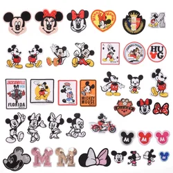 39 szt. Myszka Mickey naszywki Minnie DIY odzież Disney Iron na haftowane naszywki do szycia dziecięca aplikacja do dekoracja ubrań