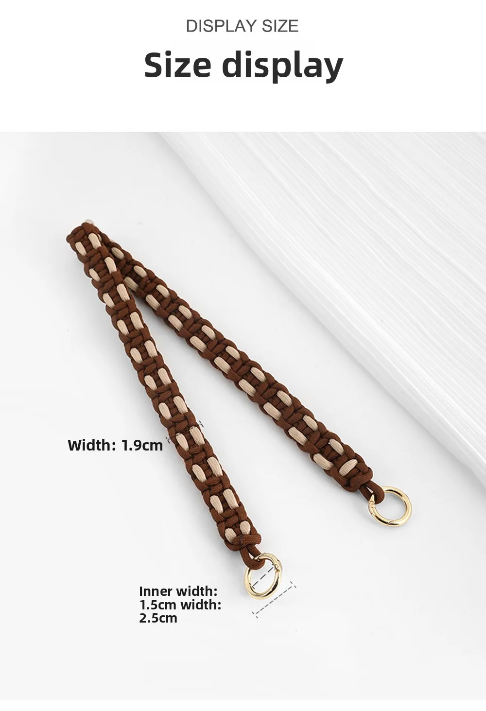 Woven Bag Shoulder Strap For LongchampS Hand Knitting Soft Texture Durable Fashion Good Quality Bag Modification Bag Accessories