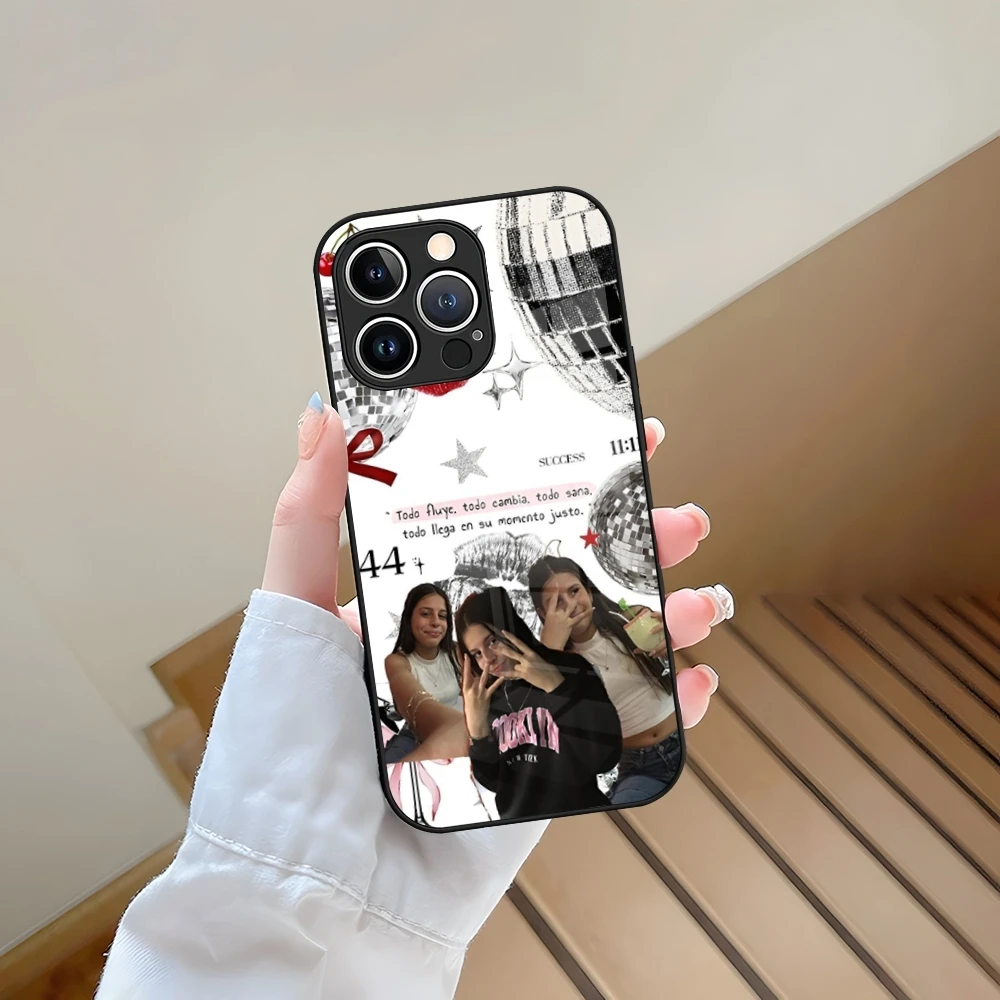 حافظة لهاتف آيفون 13 15 14 16 12 11 Pro XS Max Plus Mini X XR 8 7 6s SE2020 من الزجاج المقسى