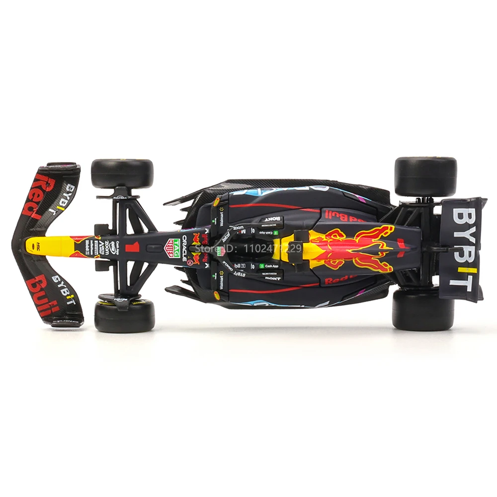 Bburago 1:43 NEW 2023 F1 Red Bull Racing RB19 Miami 1# Verstappen 11#  Perez Special Paint Formula One Alloy Super Toy Car Model