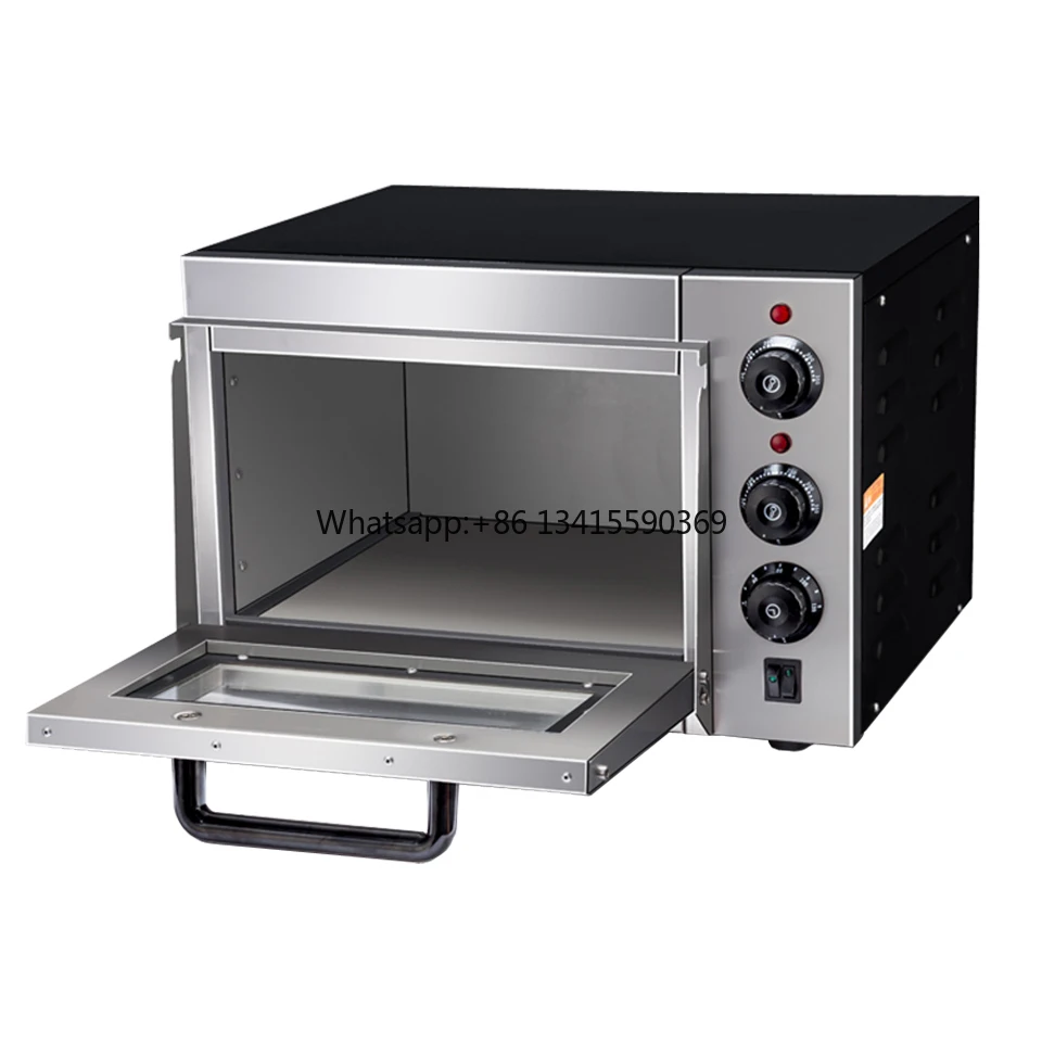 

EP1AT Electric Stainless Steel Single Layer Higher Chamber Pizza Bread Baking Oven with Timer for Baking Bread, Cake, Pizza
