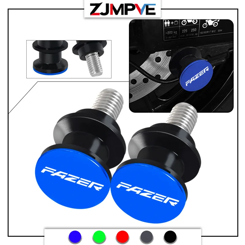 NEW Motorcycle Accessories 6mm CNC Swingarms Spools Stand Screws Covers For Fazer FZ1 FZ1S/N FZ6 FZ6N/S FZ8 FAZER FZ 1/6/8 FAZER