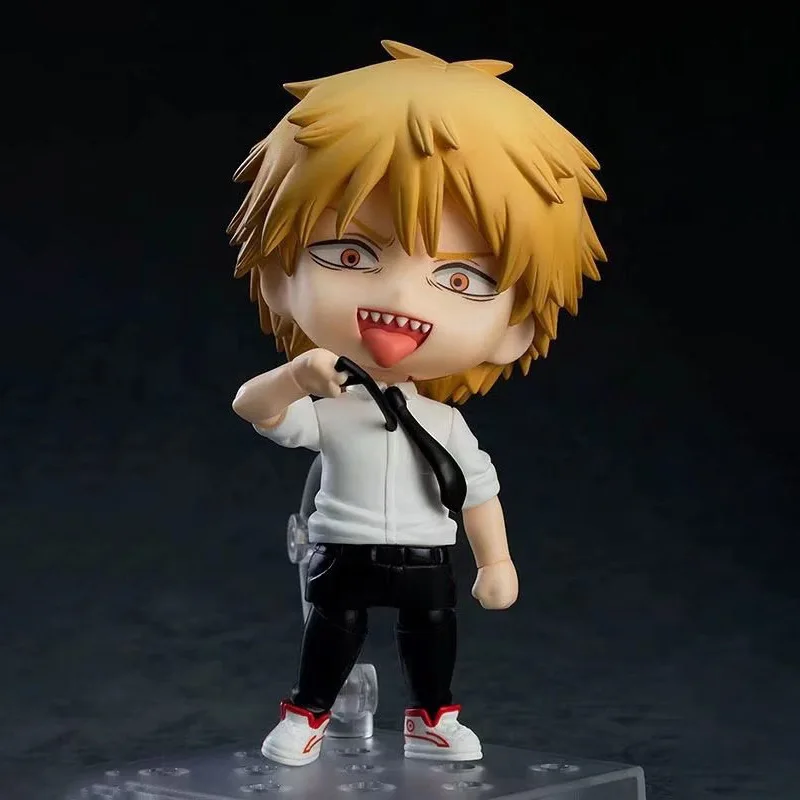 Gsc Nendoroid Chainsaw Man Denji 1560 Power 1580 Actionfiguren mit Gesichtswechsel Sammlerstücke Q-Version Figuren Desktop-Dekoration – Detail 10