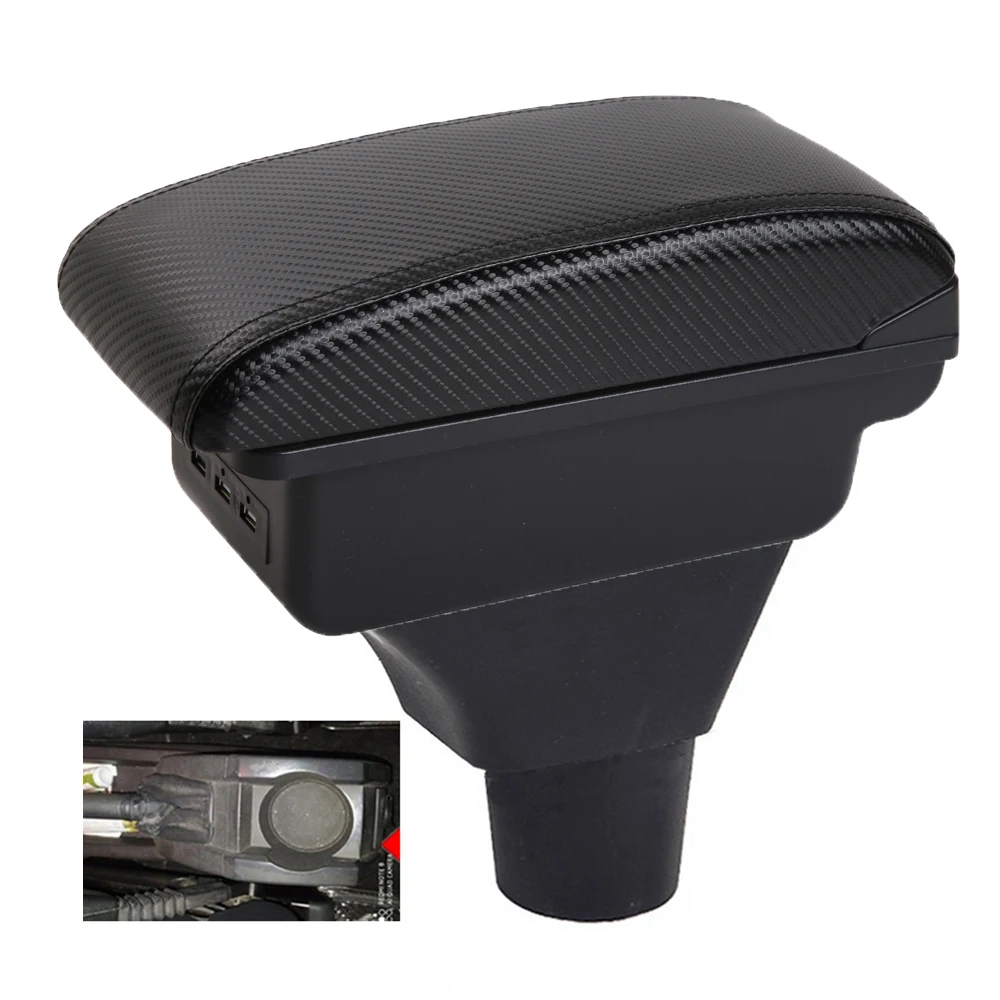 Car opel meriva central armrest storage box elbow support for drivers and passengers