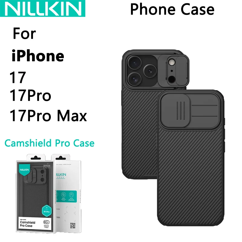 NILLKIN Phone Case For iPhone 17Pro 17Pro Max Camshield Pro Case Sliding Lens Protector Phone Case Anti-scratch Abrasion