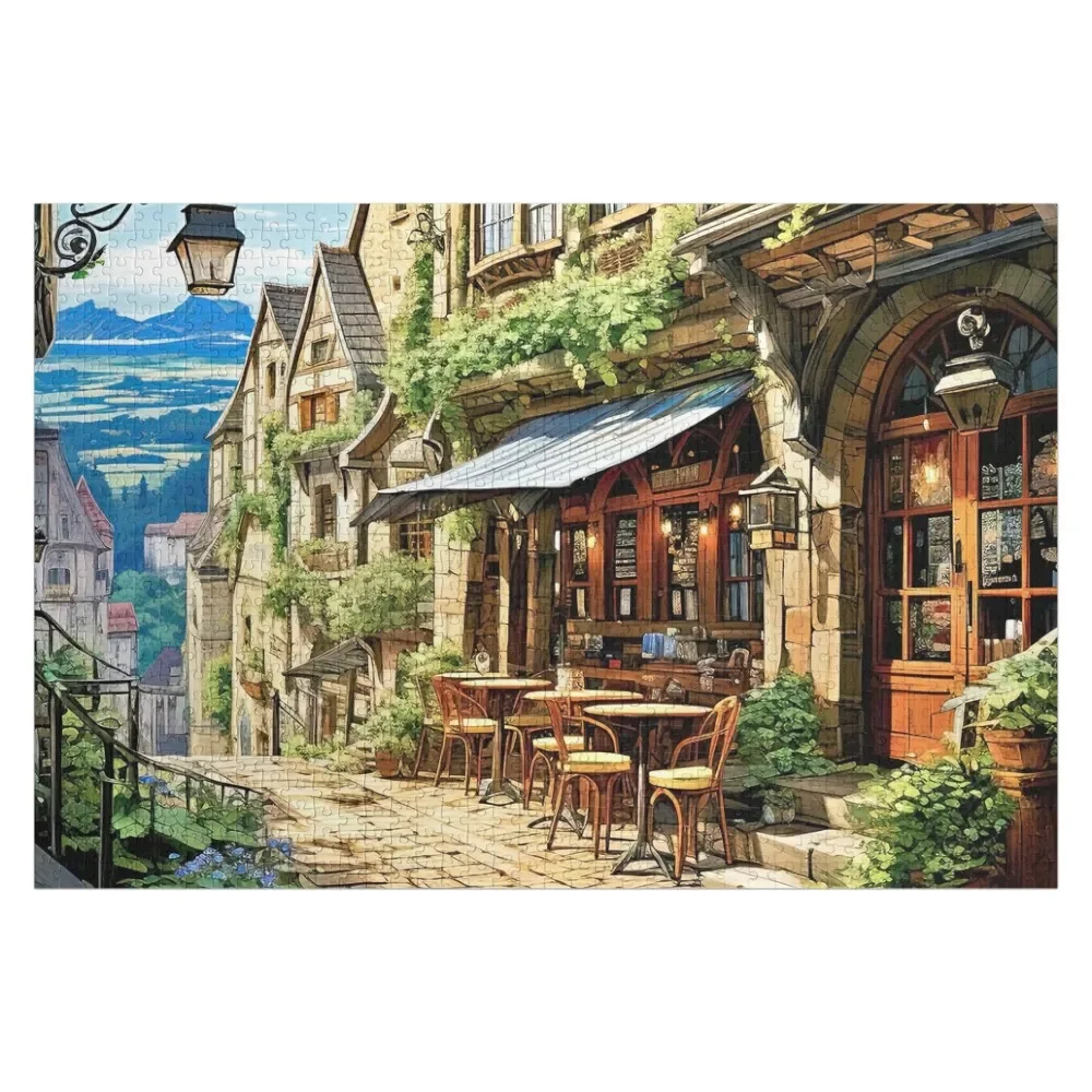 

Sarlat La Caneda, Perigord, France Jigsaw Puzzle Woods For Adults Personalized Gift Married Puzzle