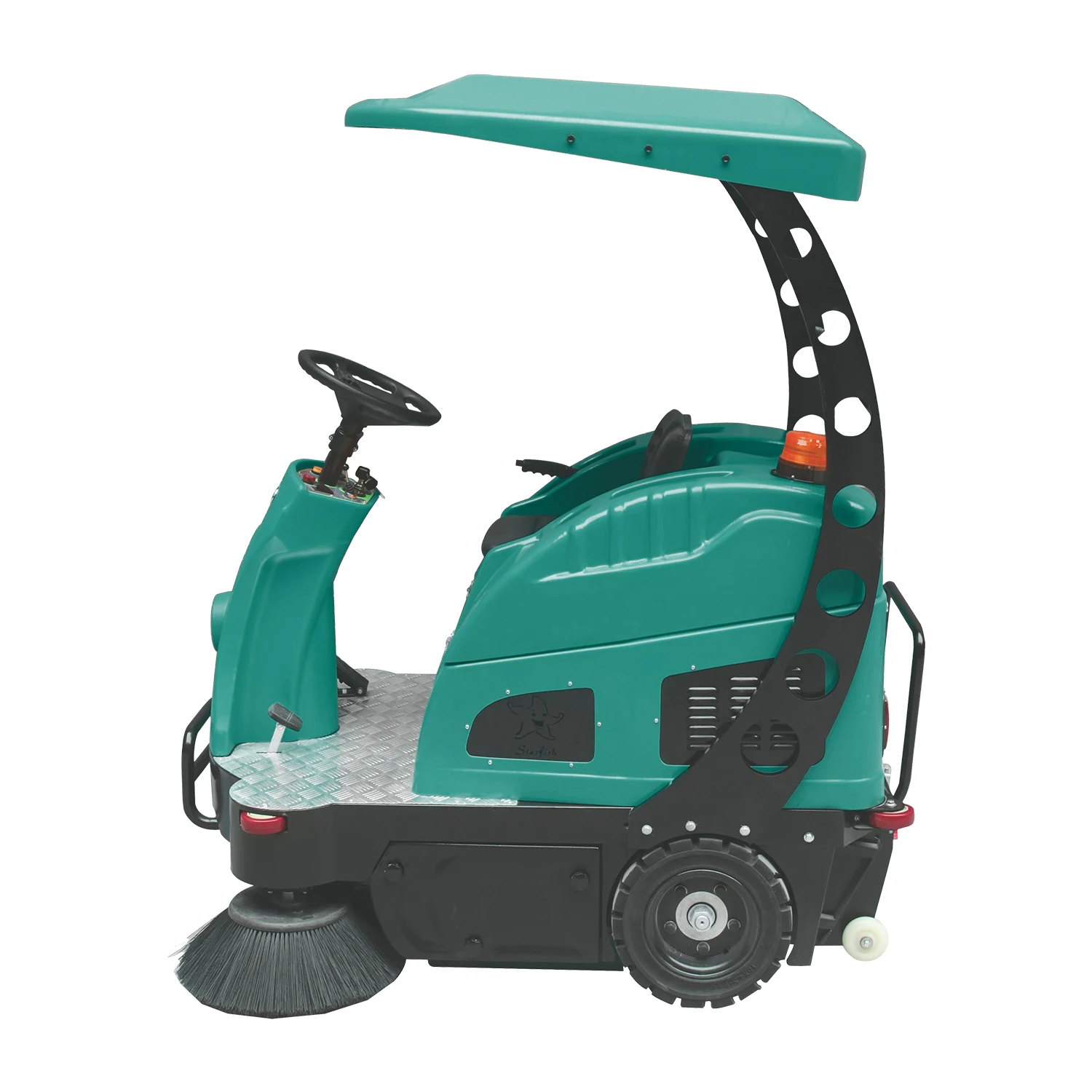 

Durable Floor Sweeper With Double Brush For Industrial Road Cleaning