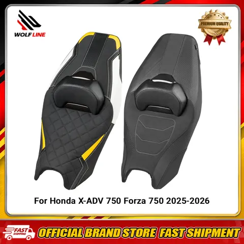 WOLFLINE One Piece Seat for Honda X-ADV 750 Forza 750 2025-2026 Integrated Seat Cushion Front Rear Comfort Long-Distance Riding