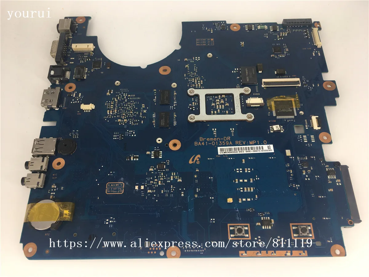 Imagem -02 - Placa-mãe do Portátil para Samsung Csrzsz Ba9206827a Ba92-06827b Ba41-01359a Np-r525 R525 Ddr3 Testado