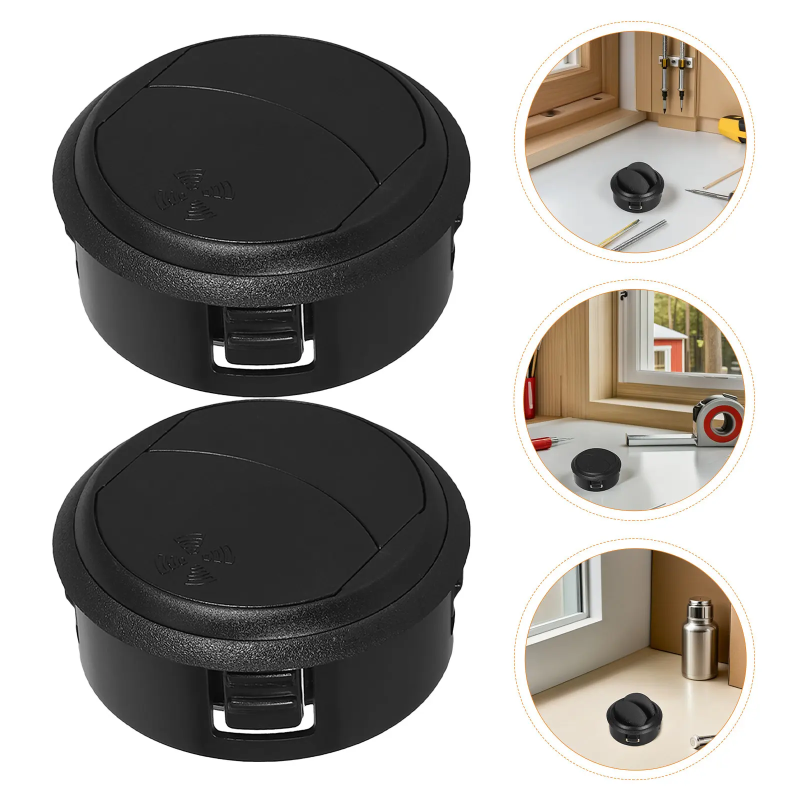 4Pcs Universal Air Conditioning Outlet Vent Cover Adjustable Direction Rv Car Yacht Trailer Ac Vent Diffuser Replacement