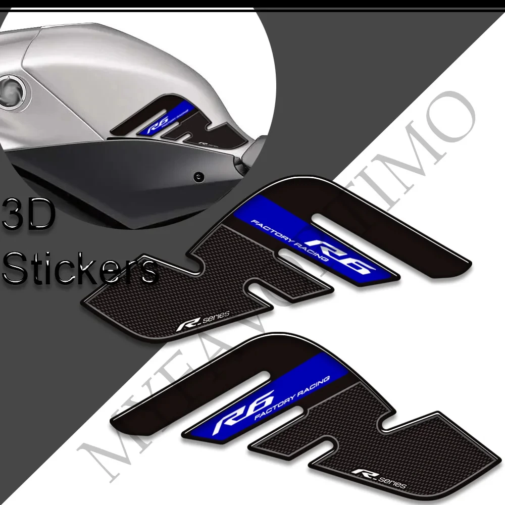 

Fit YAMAHA YZF-R6 YZF R6 YZFR6 Motorcycle Stickers 2017-2022 Decals Protector Tank Pad Side Grips Gas Fuel Oil Kit Knee