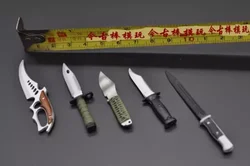 1/6 Scale Soldier Plastic Tactical Knife Model for 12'' Male