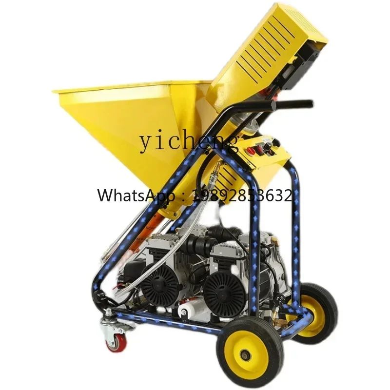 real stone paint spraying machine fireproof paint stone paint  machine mortar putty powder anti-cracking high power automatic