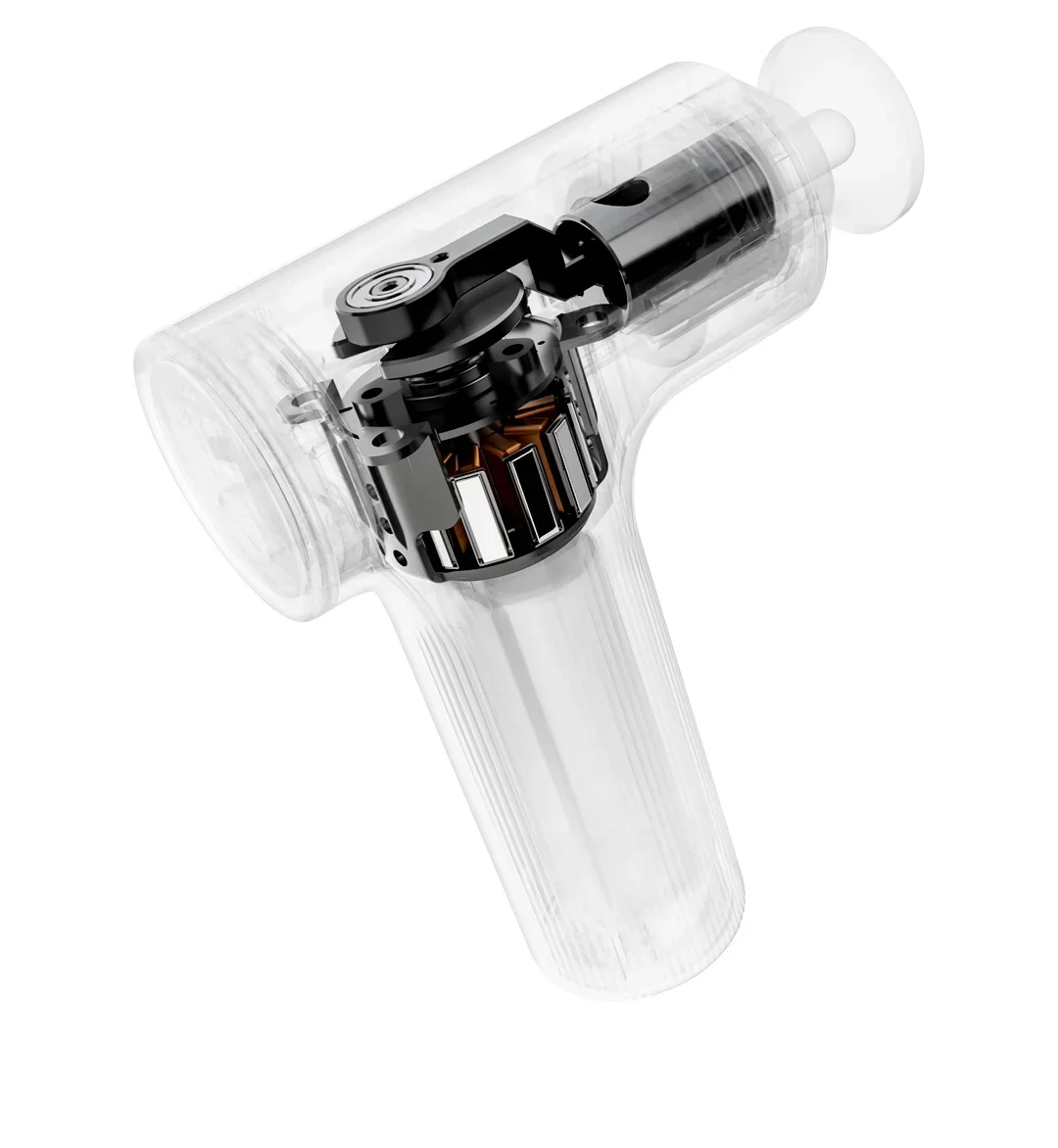 Mini Fascia Gun 2 Muscle Massage Gun 2450mAh 3 Massage Head 18KG Thrust Shoulder Neck Relax Indicator Light Massage