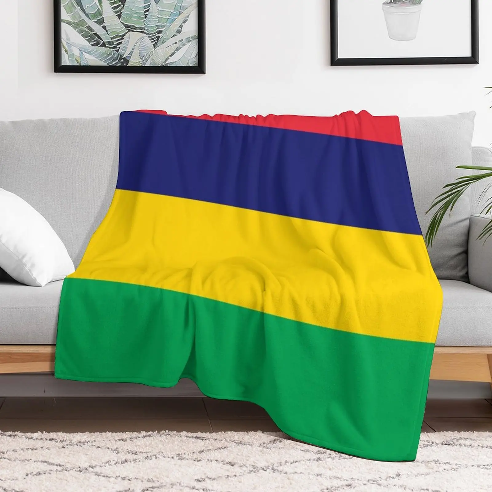 Flag of Mauritius Throw Blanket Blankets For Baby heavy to sleep Blankets