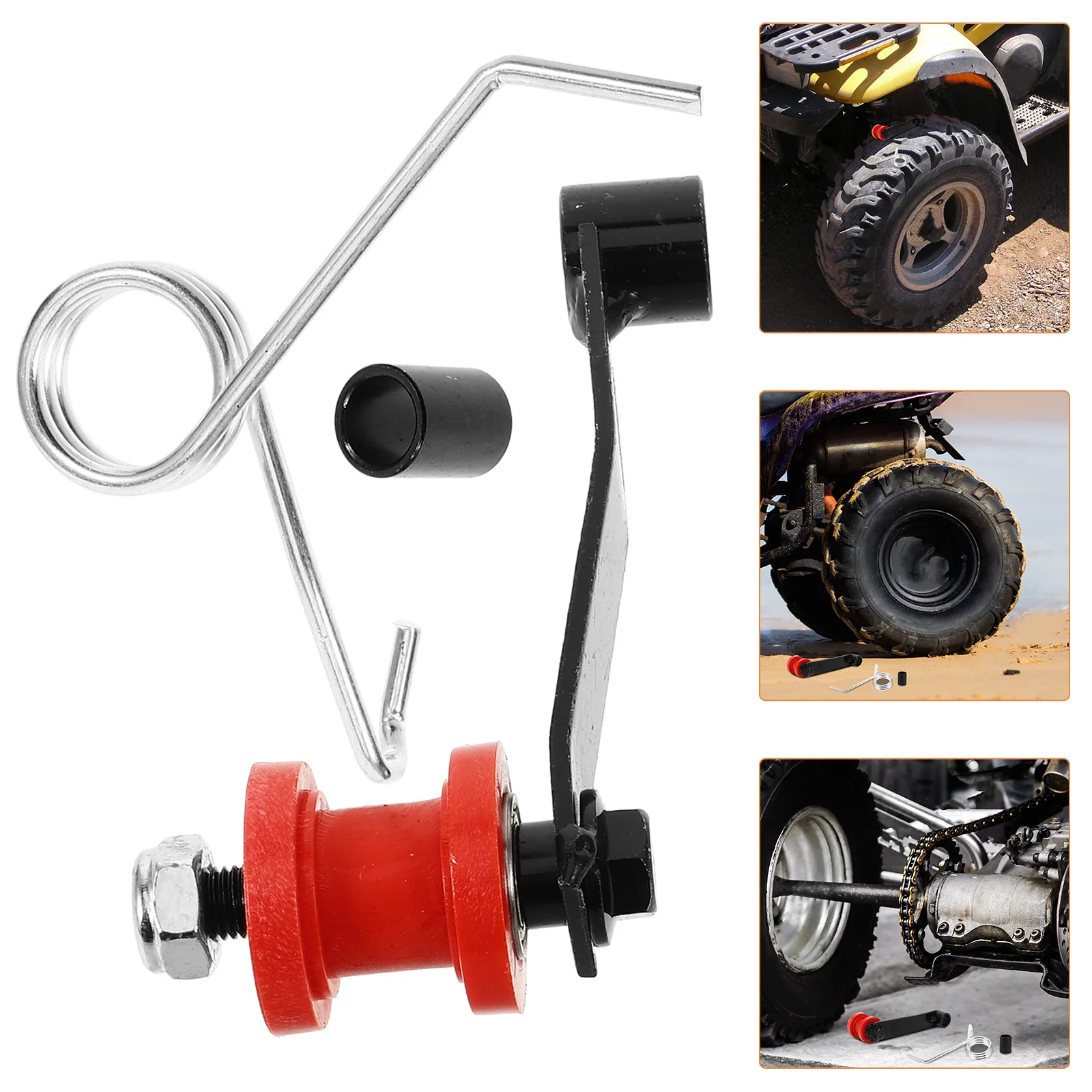 

Chain Tensioner for Atv Motorcycle Replacement Kit Strong Stability Improved Traction Performance Chain Roller Guide for Various