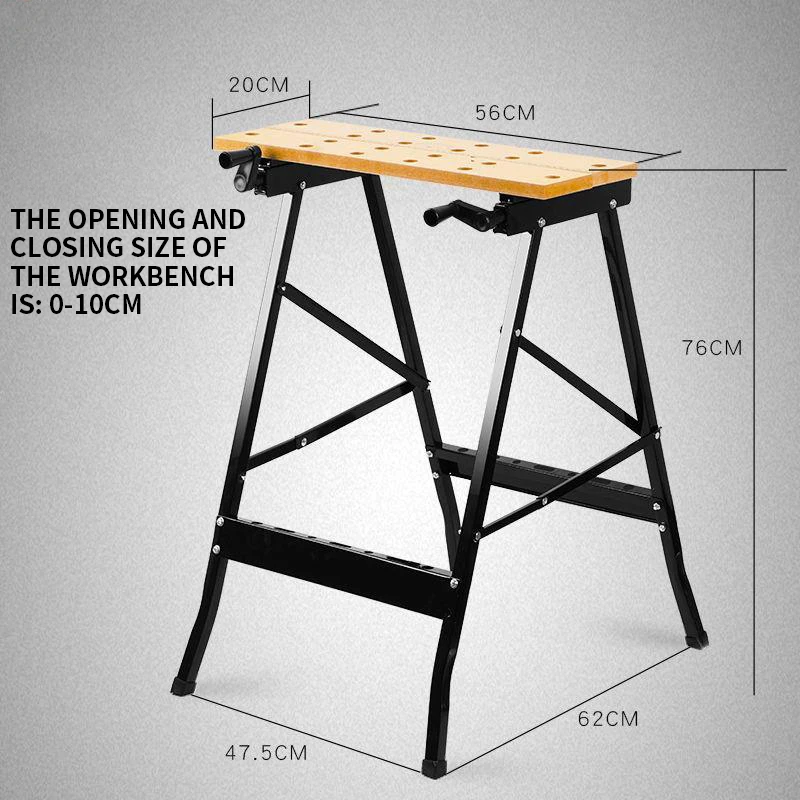 Multifunctional Folding Inverted Carpentry Workbench Woodworking Table Table Saw Portable Woodworking Saw Table Decoration Tools