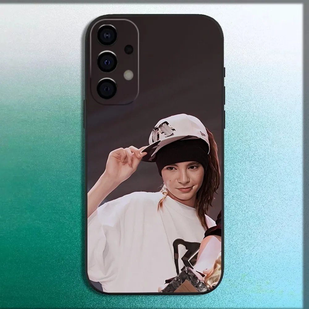 Guitarist T-Tom Kaulitz Phone Case For Samsung Galaxy A13,A21s,A22,A31,A32,A52,A53,A71,A80,A91 Soft Black Cover