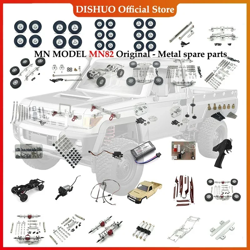

MN Model 1/12 Climbing RC Car Car Shell Raise The Column for MN82 LC79 Modified Big Wheel Special Upgrade Parts, Brass Material,