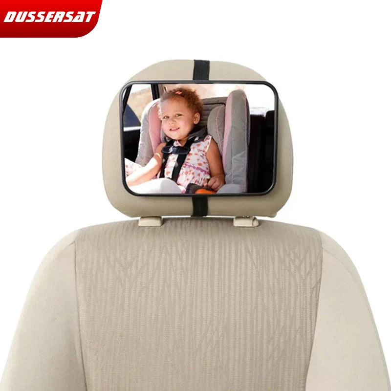 Adjustable Wide Car Rear Seat View Mirror Baby/Child Seat Car Safety Mirror Monitor Headrest Car Interior Mirror