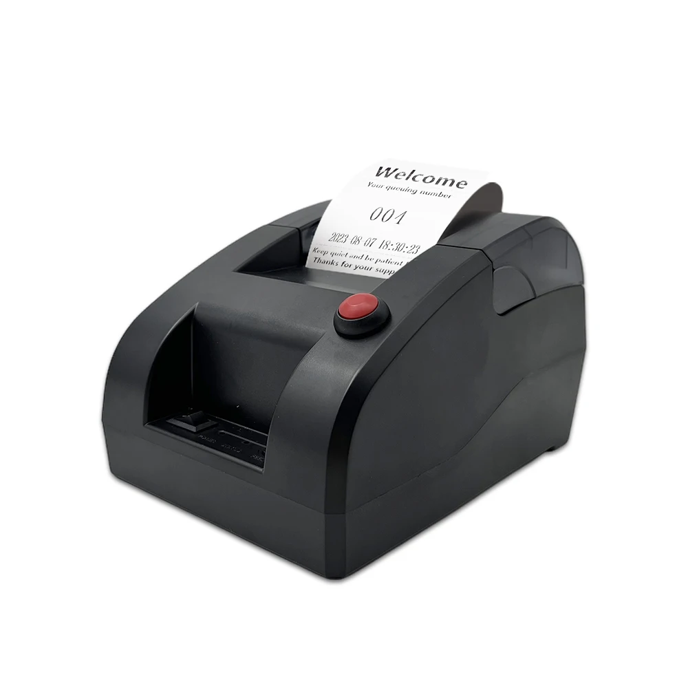 

58mm Receipt Ticket Thermal Printer Can Edit Print Text Via PC Take a Number Show Waiting Number Portable Receipt Printer