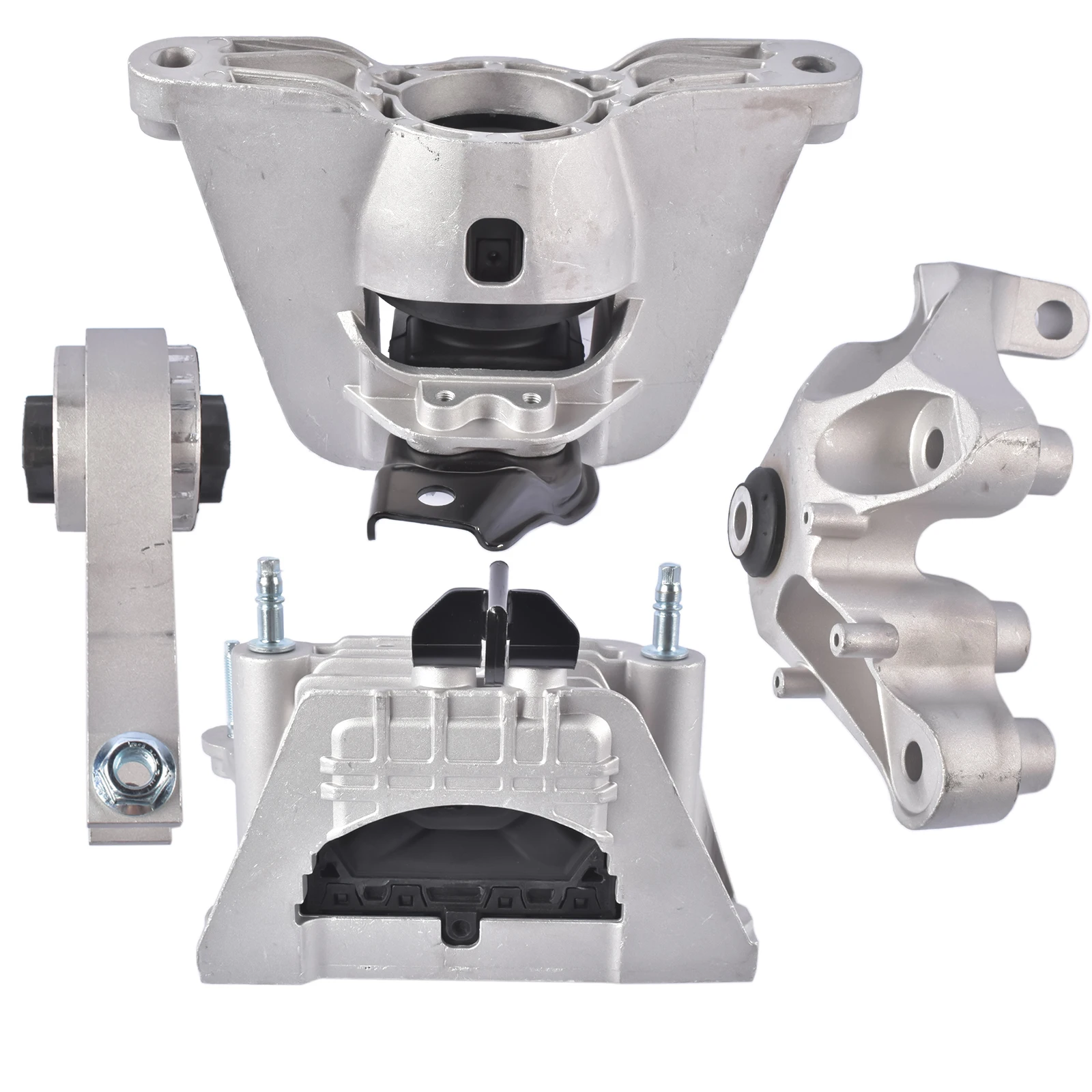 AP01 Soporte de motor y trans automático de 4 piezas. Juego de montaje para Chrysler Pacifica 17-23 3.6L V6 68224742AA 68224746AC 68485537AA