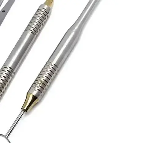 

3Pcs/set Dental Mirror Tweezers Probe Kit - Professional Teeth Cleaning Tools for Dentist Stainless Steel Oral Instruments