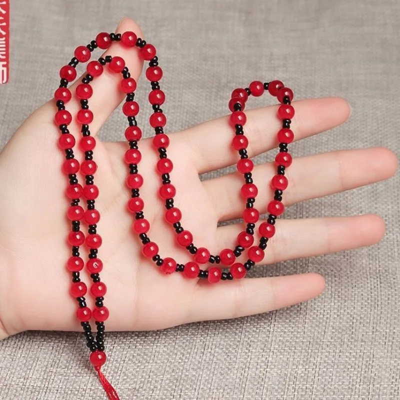 Lanyard Full Bead Chain Durable Pendant Rope Jade Pendant Necklace Rope for Men and Women