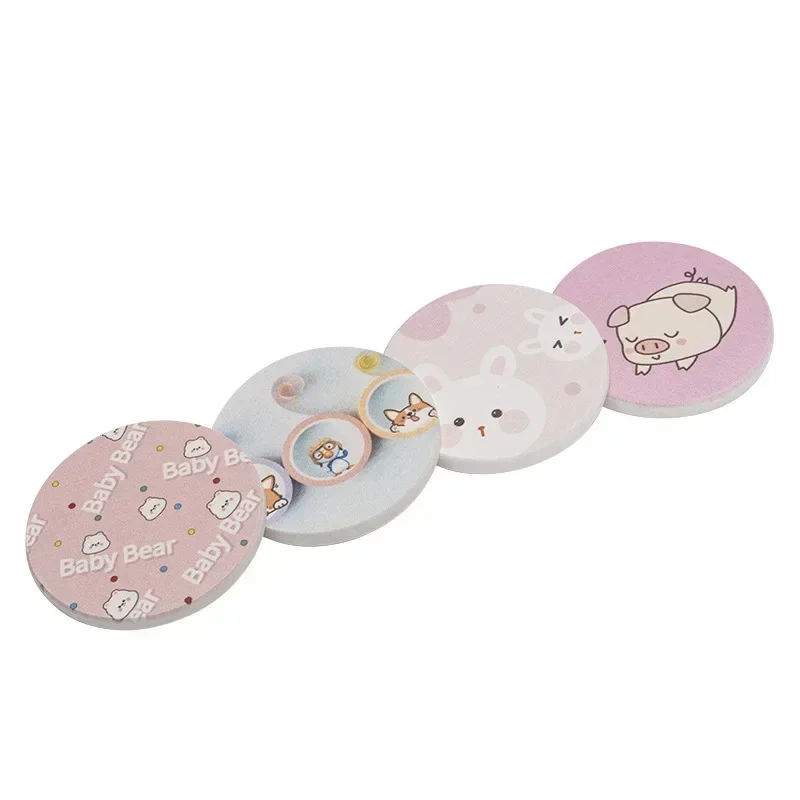 

10*10 Diatom mud coaster absorbent pad circular cartoon anti slip coaster household dining table tea cup insulation pad