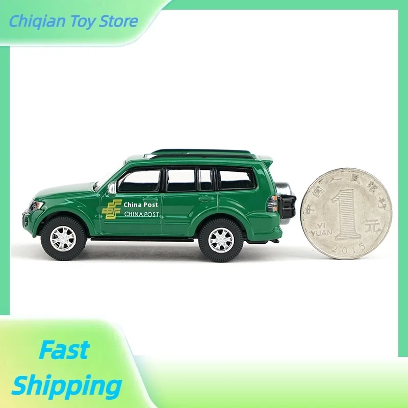 

Tuoyi 1/64 Y7-07 Pajero четвертого поколения-Китайская модель автомобиля из сплава, игрушка, украшение для рабочего стола, имитация подарка на день рождения на складе