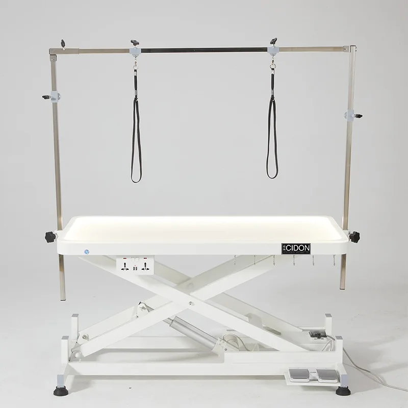 

Pet large dog electric lifting luminous beauty table beauty large square