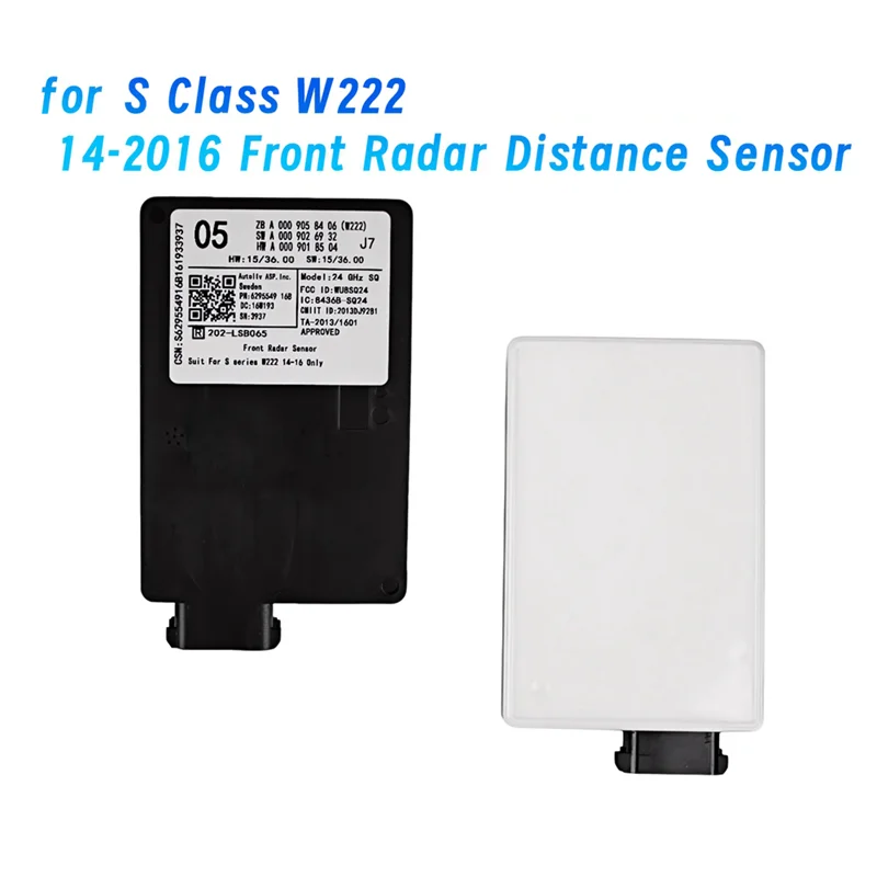 Nuevo A0009058406 FCW Módulo de advertencia de colisión delantera Sensor de distancia de Radar para Clase S W222 14- 2016