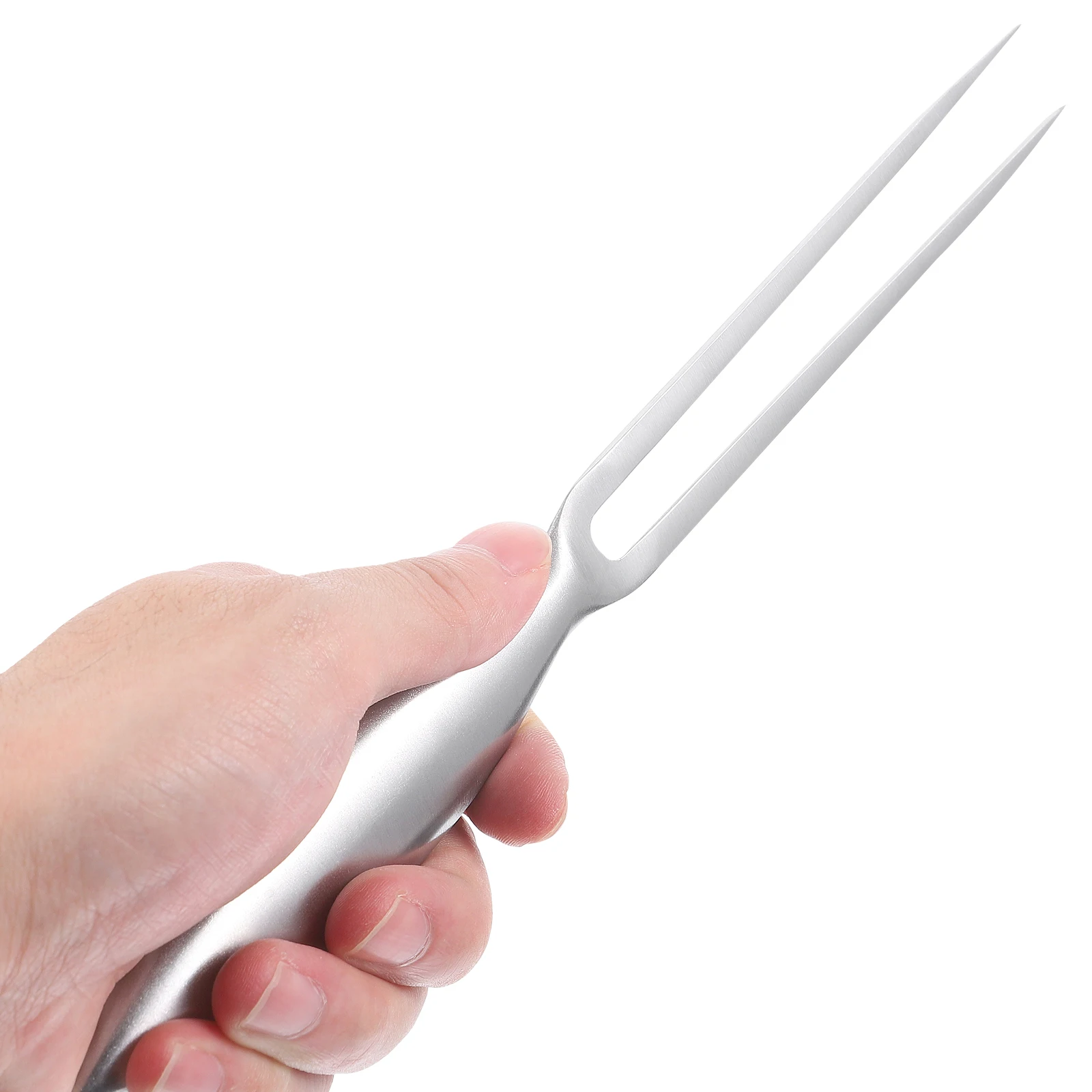 

2pc 29cm Carving Long BBQ Serving Fork Kitchen Restaurant Camping Serving Forks Large Tools Long Fork Large Forks