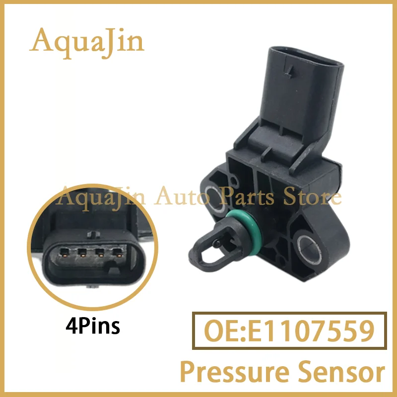 E1107559 Intake Manifold Pressure Temperature Sensor For VW Audi Skoda BMW MINI Haval Car OE 13627843531 13628637895 13627619007