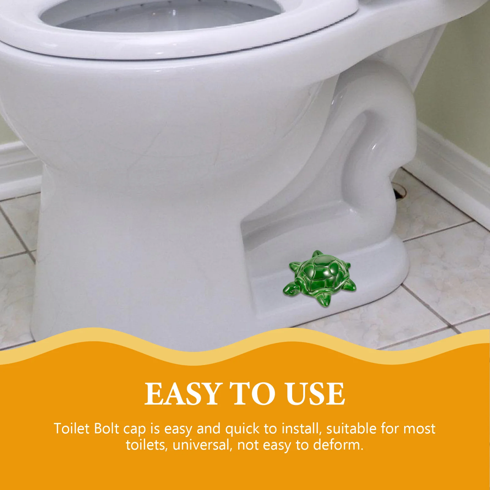 

Ceramic Turtle Toilet Bolt Caps Practical Universal Accessory for Toilet Repair Bath Set Accessories Bath Set Accessories