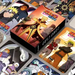 Uzumaki Naruto Card Collection Hatake Kakashi LOMO Cards periferiche Anime biglietti di auguri segnalibri Double-face 60 piccole carte