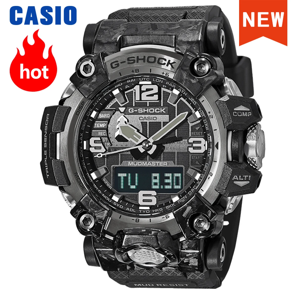 Casio watch for men g shock MASTER OF G - LAND MUDMASTERsolar energy antimagnetic and shockproof sapphire waterproof sport watch