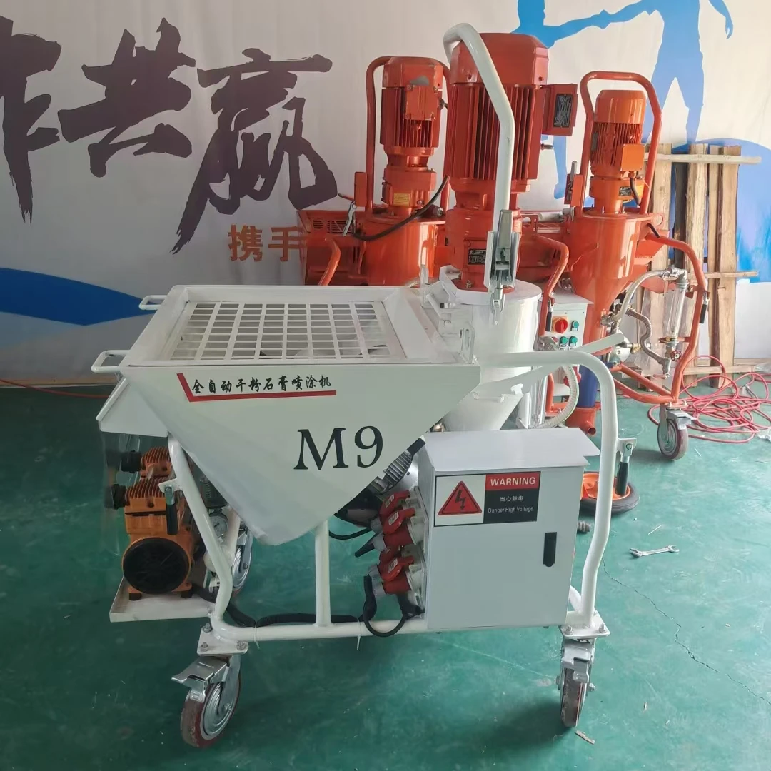 Efficient Best Selling Electric Diesel Plaster Machines Station Concrete Mortar Spraying Machine Price