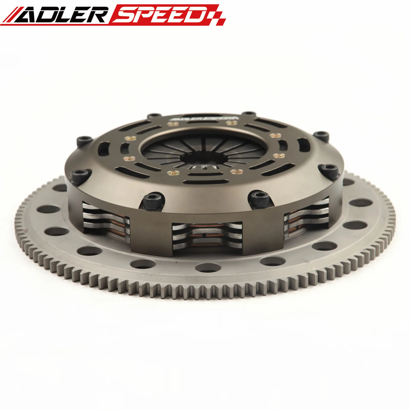 ADLERSPEED Racing Clutch Triple Disc Kit Medium WT For Mitsubishi Lancer Evo X 10 4B11T 2008–2014