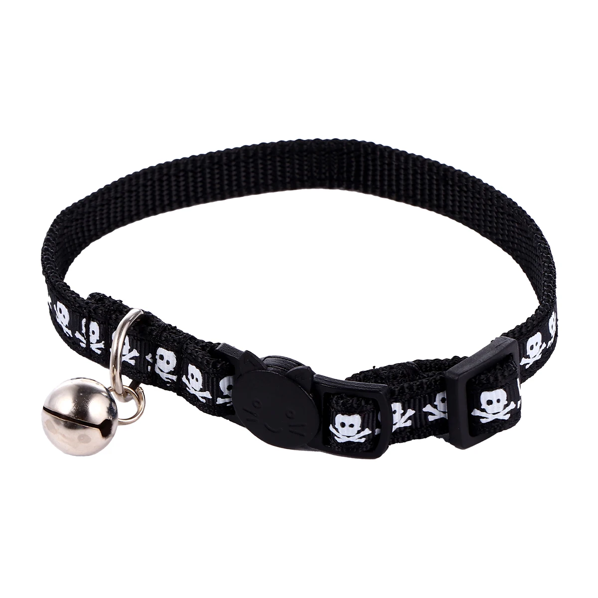 

Halloween Pet Skull Collars Cute Dog Crystal Cloth Adjustable Puppy Neckwear Bright Color Stylish Party Accessories Dog Leash