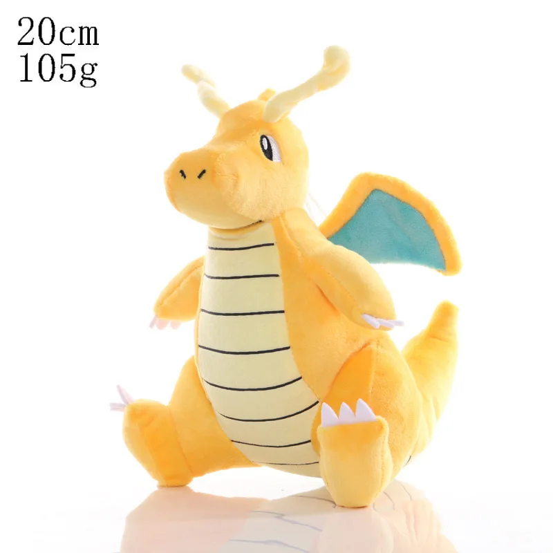 Hot Pokemon Plush Toys Pikachu Pluszowa zabawka Dragonite Cyndaquil Chikorita Turtwig Eevee seria Pluszowa wypchana lalka Zabawka Dziecko Prezent świąteczny