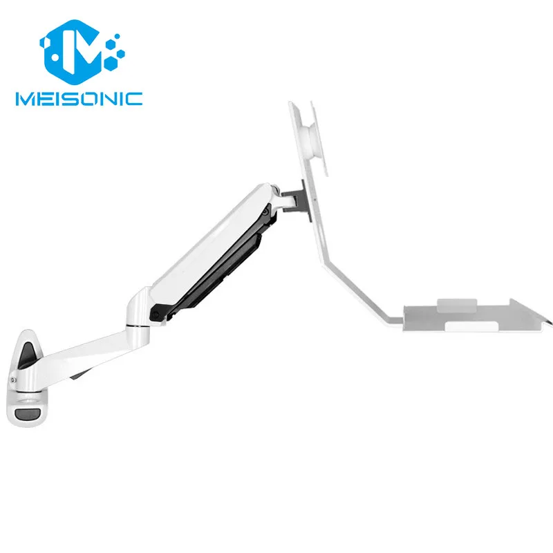 GM212KB Vesa Wall-Mounted Industrial Robot Arm Monitor Stand New Projector Mount Workstation with Industrial Arm Monitor