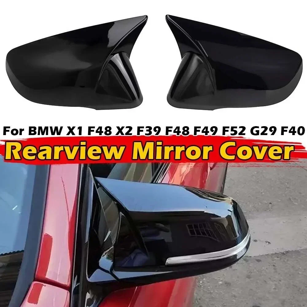 

For BMW X1 F48 X2 F39 Z4 G29 F45 F46 F52 F40 Toyota Supra Car Sticker Rearview Side Mirror Cover Wing Cap Exterior Trim Add on