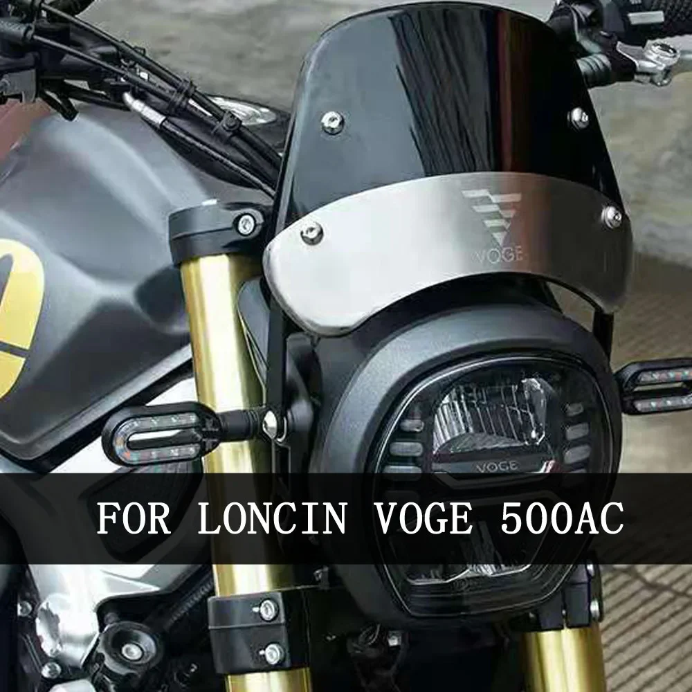 

VOGE 500AC Motorcycle Retro Style Windshield Apply For LONCIN VOGE 500AC 500 AC