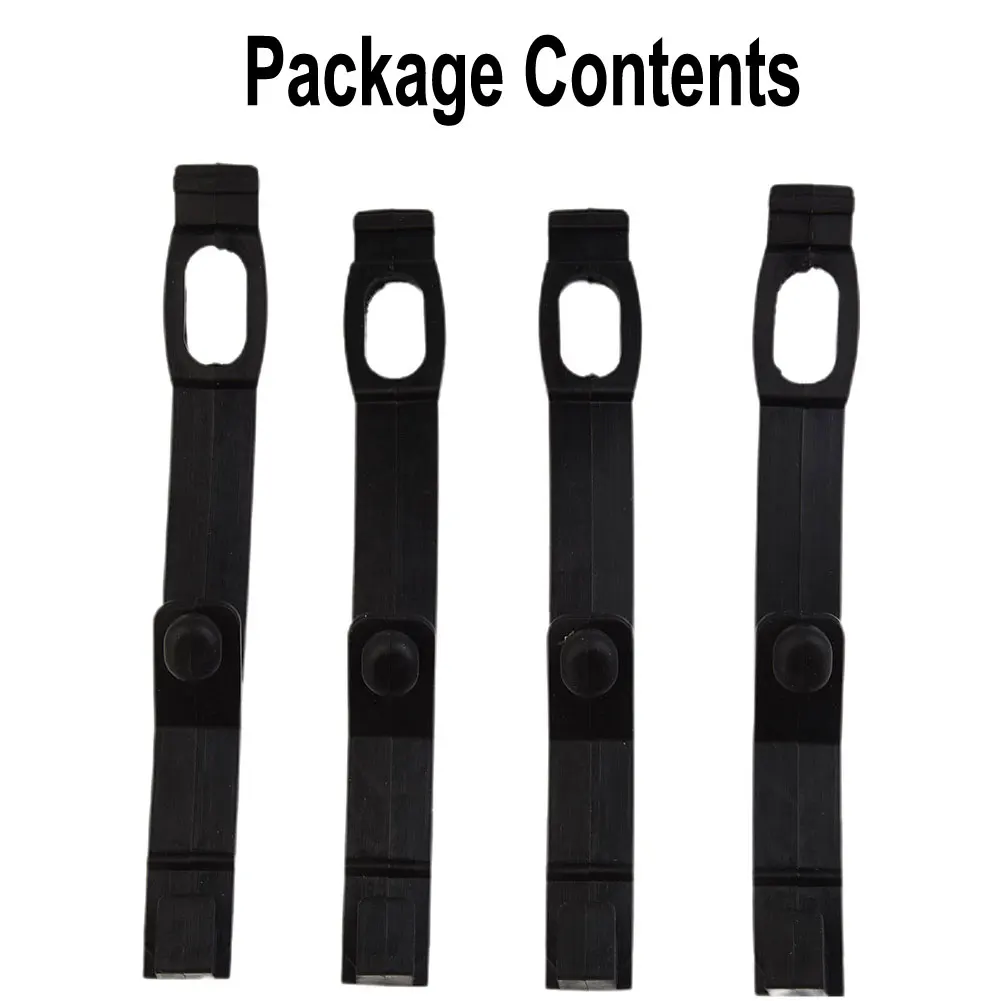 4pcs Headlight Rubber Straps Household Fix Fix Brackets Front/Right/Left Headlamp High Quality Brackets Straps